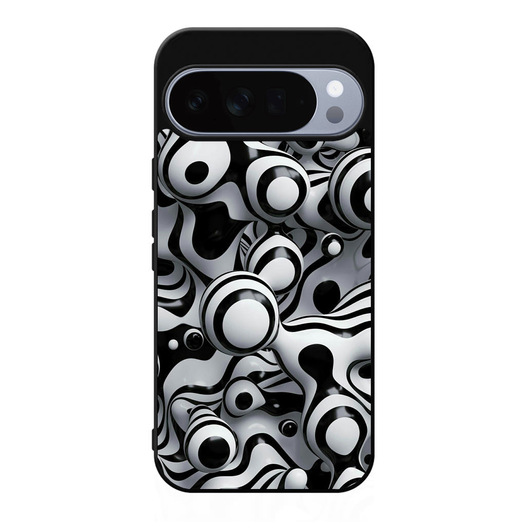 Abstract Art Black White Google Pixel 10 Pro / 10 Pro XL Case