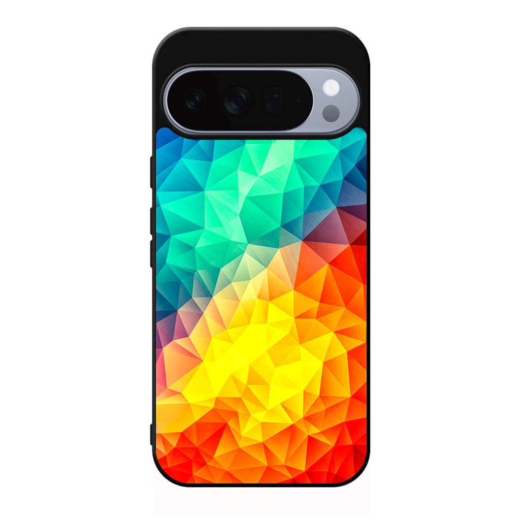 Abstract Multicolor Cubism Painting Google Pixel 10 Pro / 10 Pro XL Case