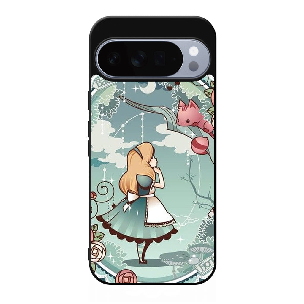 Alice And Cheshire Cat Poster Google Pixel 10 Pro / 10 Pro XL Case