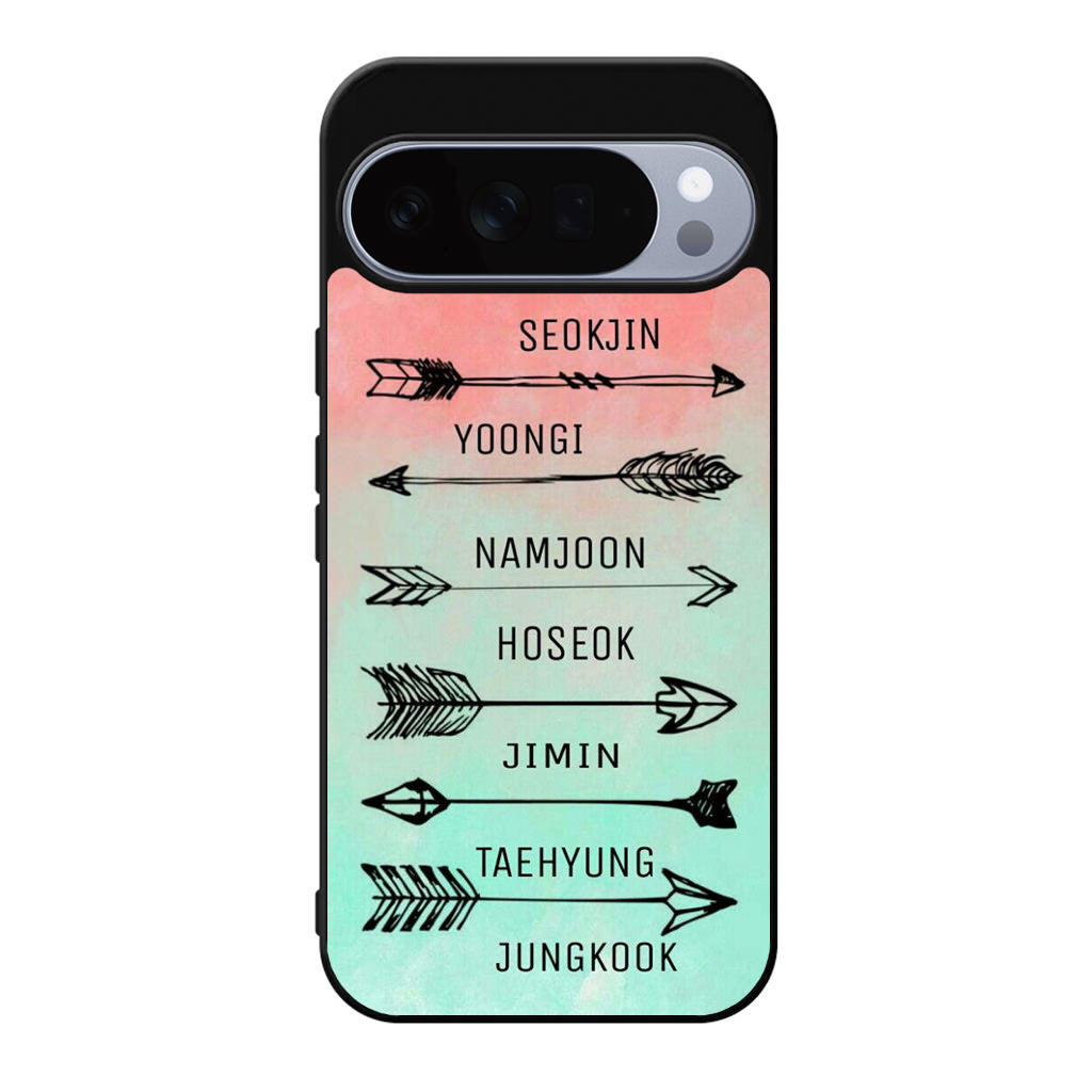 BTS Members Name Google Pixel 10 Pro / 10 Pro XL Case
