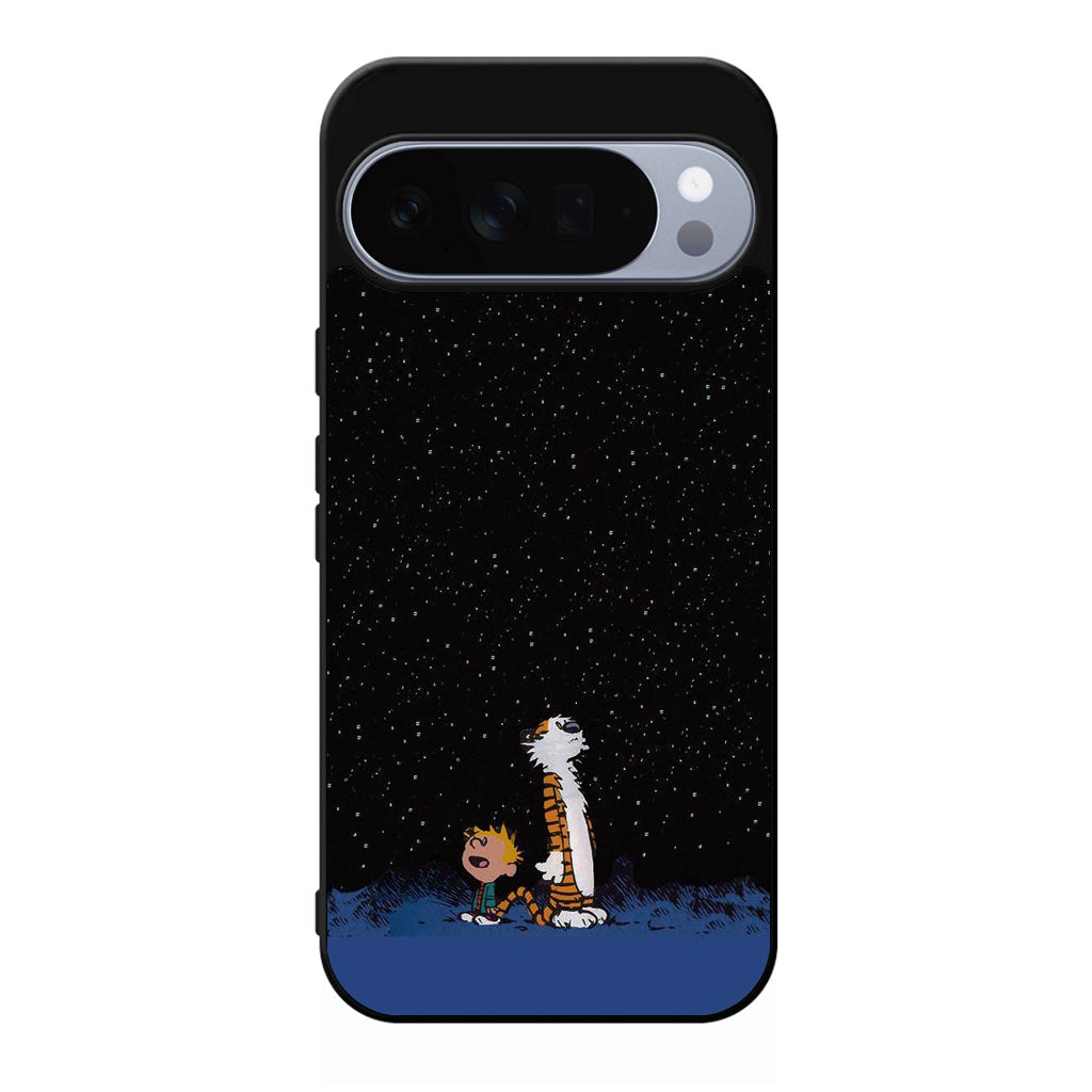 Calvin and Hobbes Space Google Pixel 10 Pro / 10 Pro XL Case