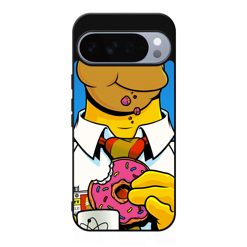 Homer Eats Donut Google Pixel 10 Pro / 10 Pro XL Case