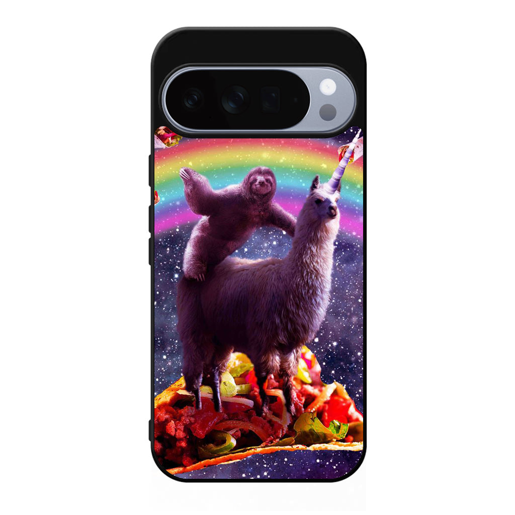 LLama And Sloth On Space Google Pixel 10 Pro / 10 Pro XL Case