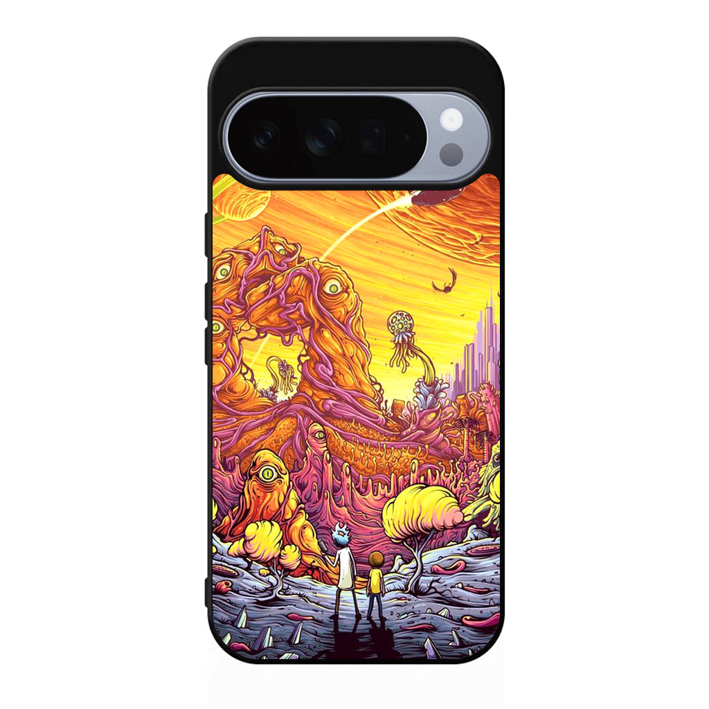 Rick And Morty Alien Planet Google Pixel 10 Pro / 10 Pro XL Case