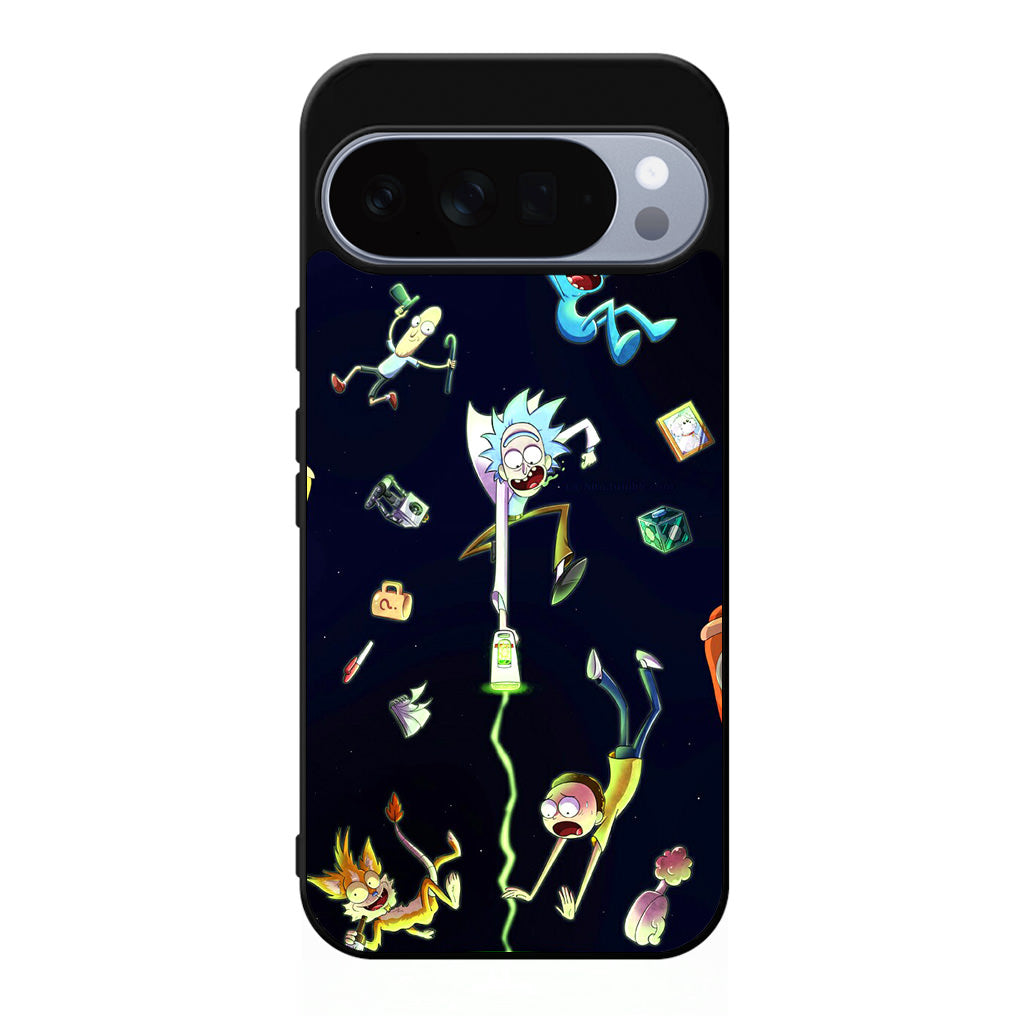 Rick And Morty Portal Fall Google Pixel 10 Pro / 10 Pro XL Case