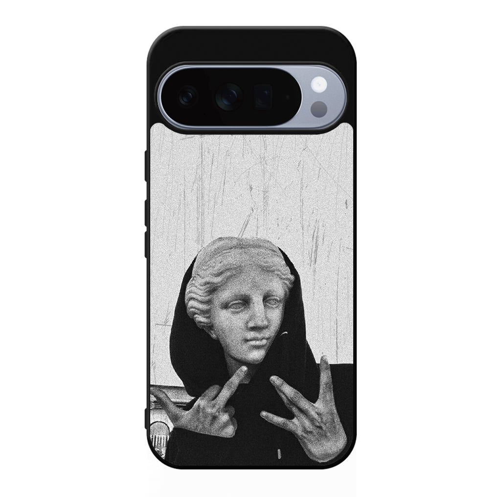 Greek Statue Wearing Hoodie Google Pixel 10 Pro / 10 Pro XL Case