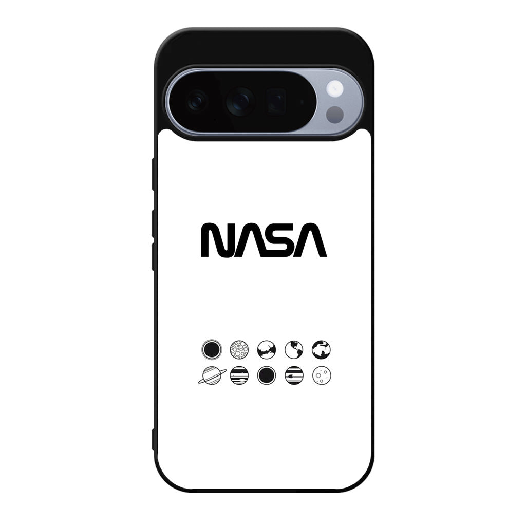 NASA Minimalist White Google Pixel 10 Pro / 10 Pro XL Case