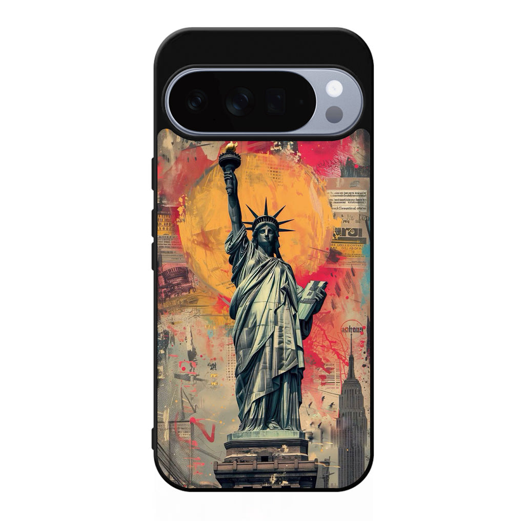 Canvas Art Statue of Liberty Google Pixel 10 Pro / 10 Pro XL Case