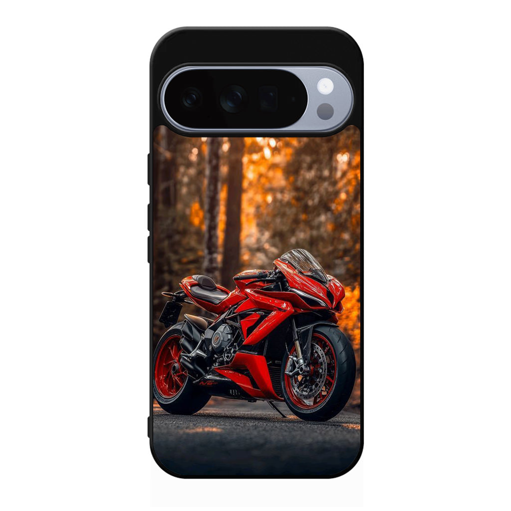 Crimson Velocity in Autumn Flame Google Pixel 10 Pro / 10 Pro XL Case