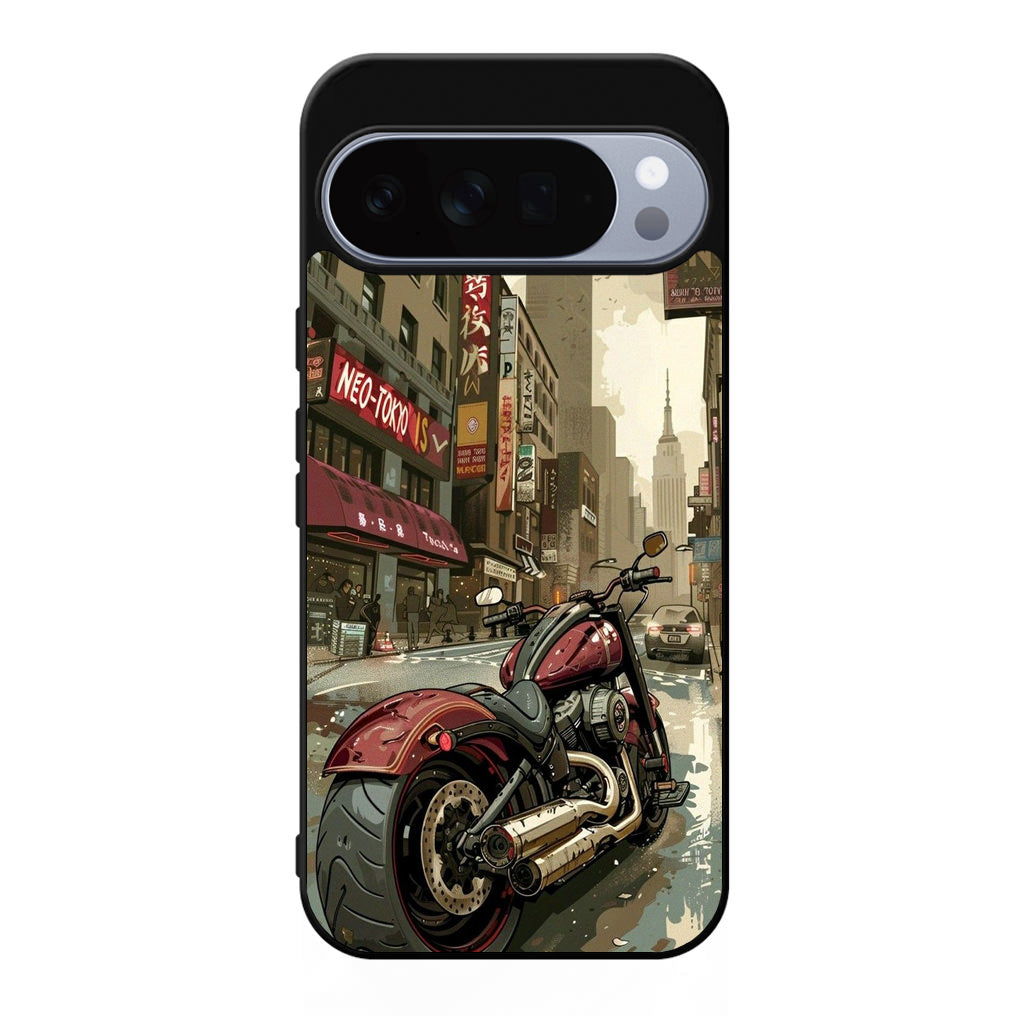 Motorcycle In Tokyo Streets Google Pixel 10 Pro / 10 Pro XL Case