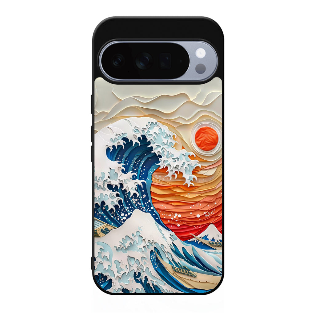 The Great Wave Off Paper Art Google Pixel 10 Pro / 10 Pro XL Case