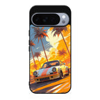 Turbo Dreams in Neon Palms Google Pixel 10 Pro / 10 Pro XL Case