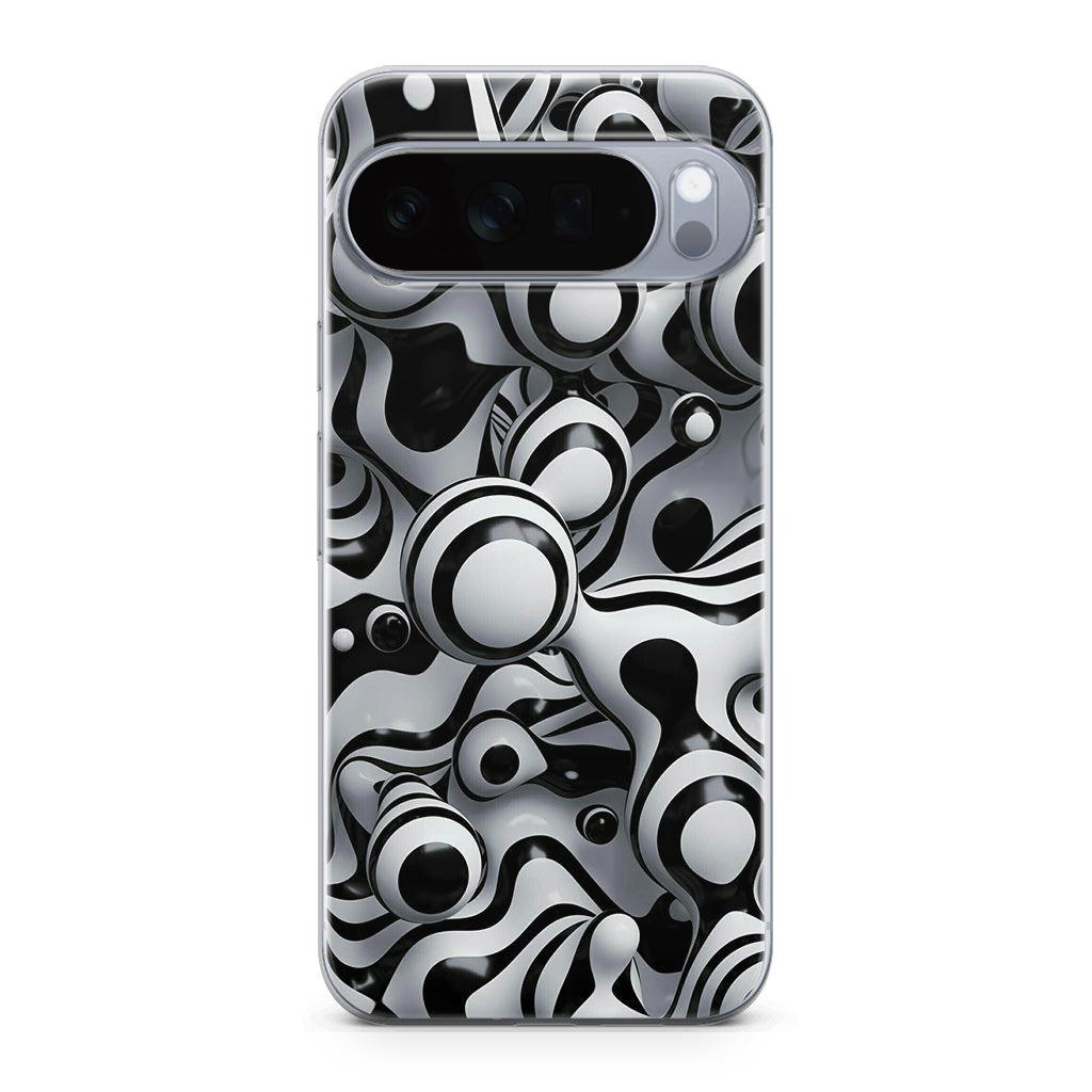Abstract Art Black White Google Pixel 10 Pro / 10 Pro XL Case