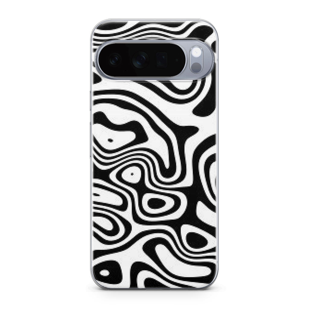 Abstract Black and White Background Google Pixel 10 Pro / 10 Pro XL Case