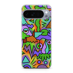 Abstract Colorful Doodle Art Google Pixel 10 Pro / 10 Pro XL Case