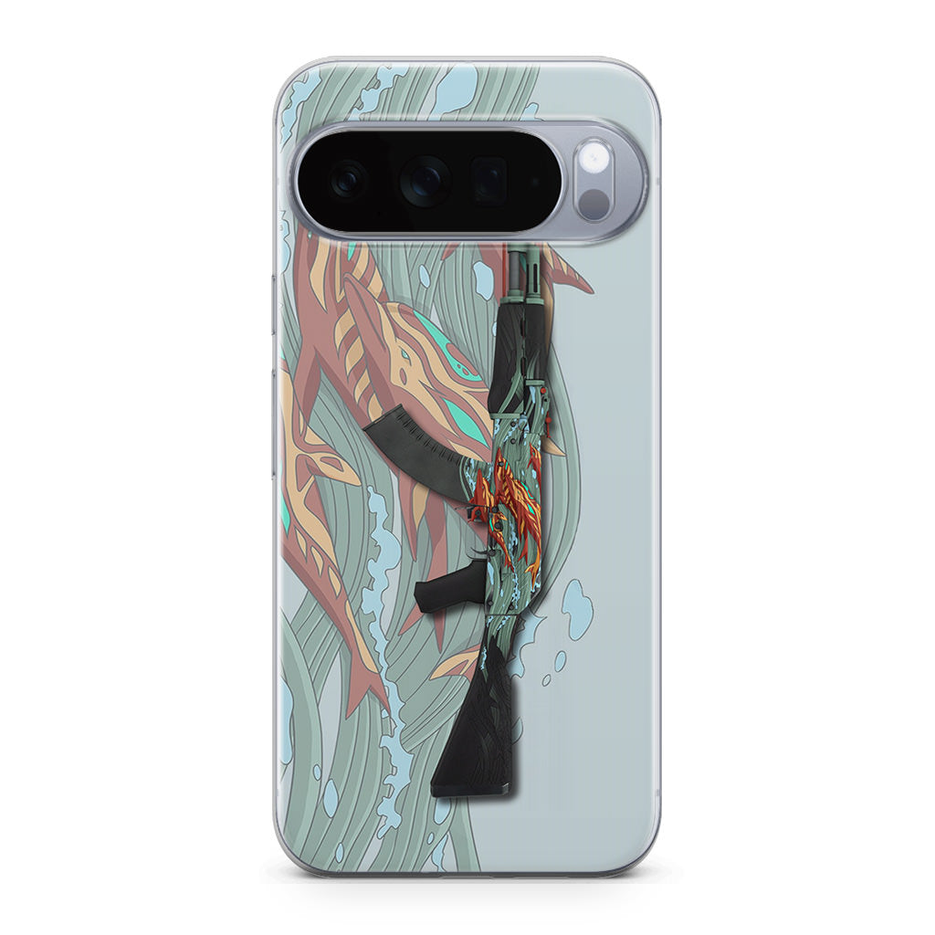 AK-47 Aquamarine Revenge Google Pixel 10 Pro / 10 Pro XL Case