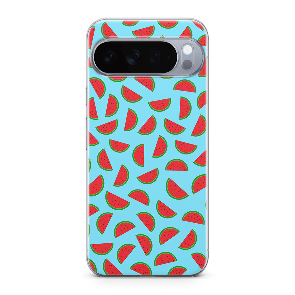 Watermelon Fruit Pattern Blue Google Pixel 10 Pro / 10 Pro XL Case