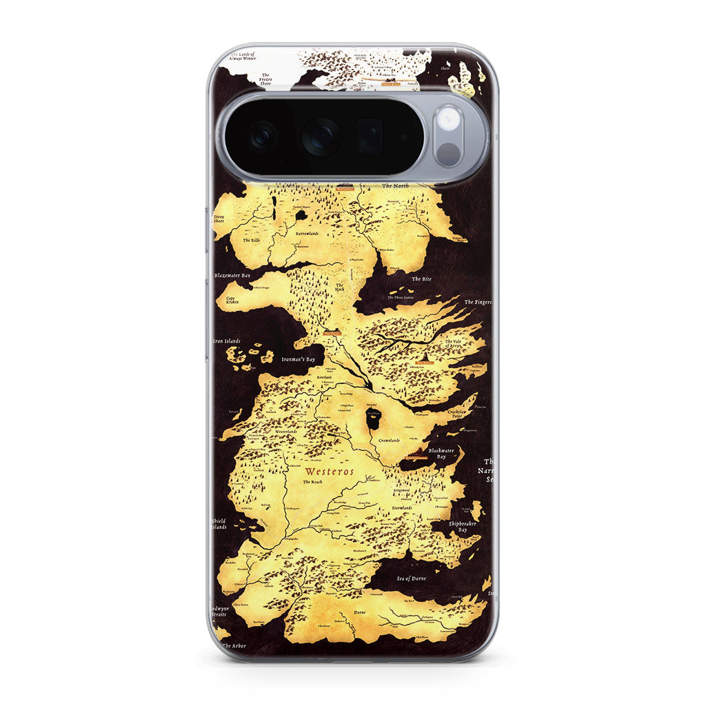 Westeros Map Google Pixel 10 Pro / 10 Pro XL Case