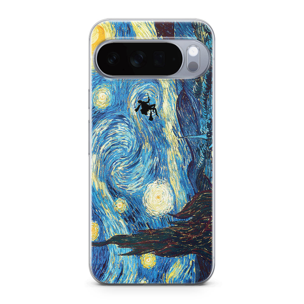 Witch on The Starry Night Sky Google Pixel 10 Pro / 10 Pro XL Case