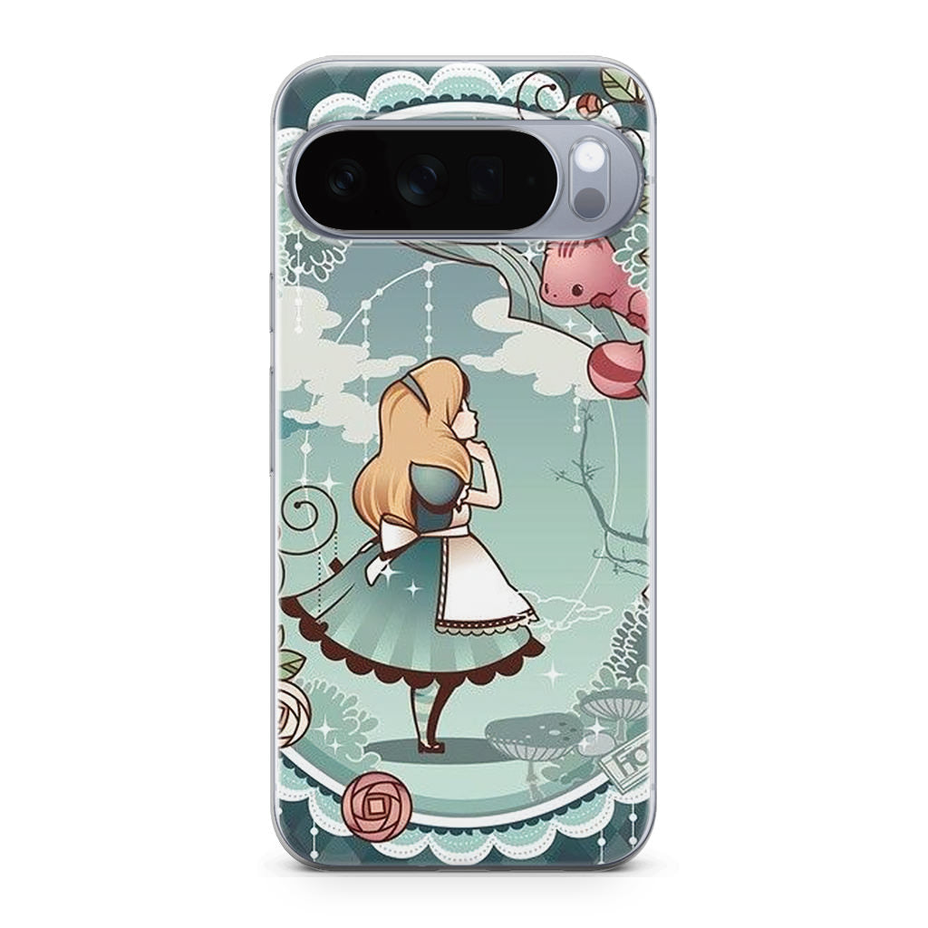 Alice And Cheshire Cat Poster Google Pixel 10 Pro / 10 Pro XL Case