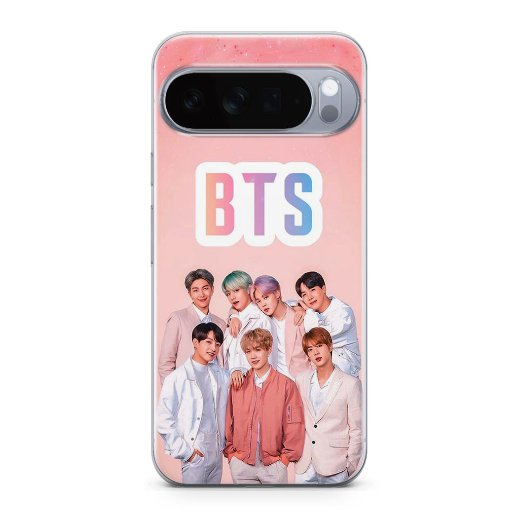 BTS Member in Pink Google Pixel 10 Pro / 10 Pro XL Case