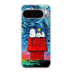 Dog Lying Under Starry Night Van Gogh Google Pixel 10 Pro / 10 Pro XL Case