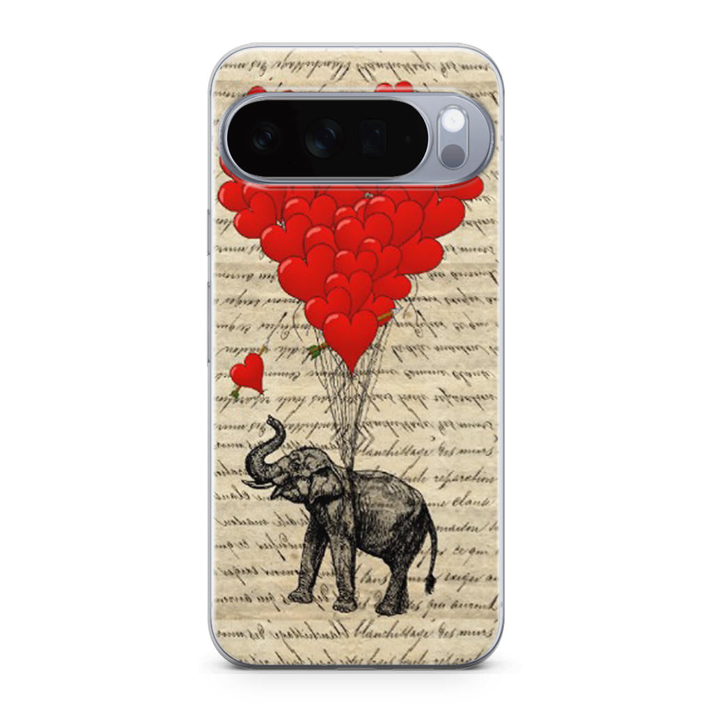 Elephant And Heart Google Pixel 10 Pro / 10 Pro XL Case