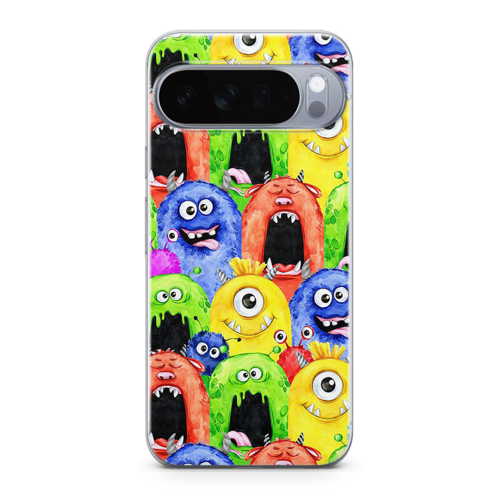 Monster Watercolor Art Google Pixel 10 Pro / 10 Pro XL Case
