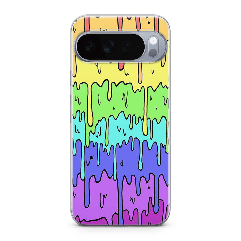 Pastel Kawaii Melting Rainbow Google Pixel 10 Pro / 10 Pro XL Case