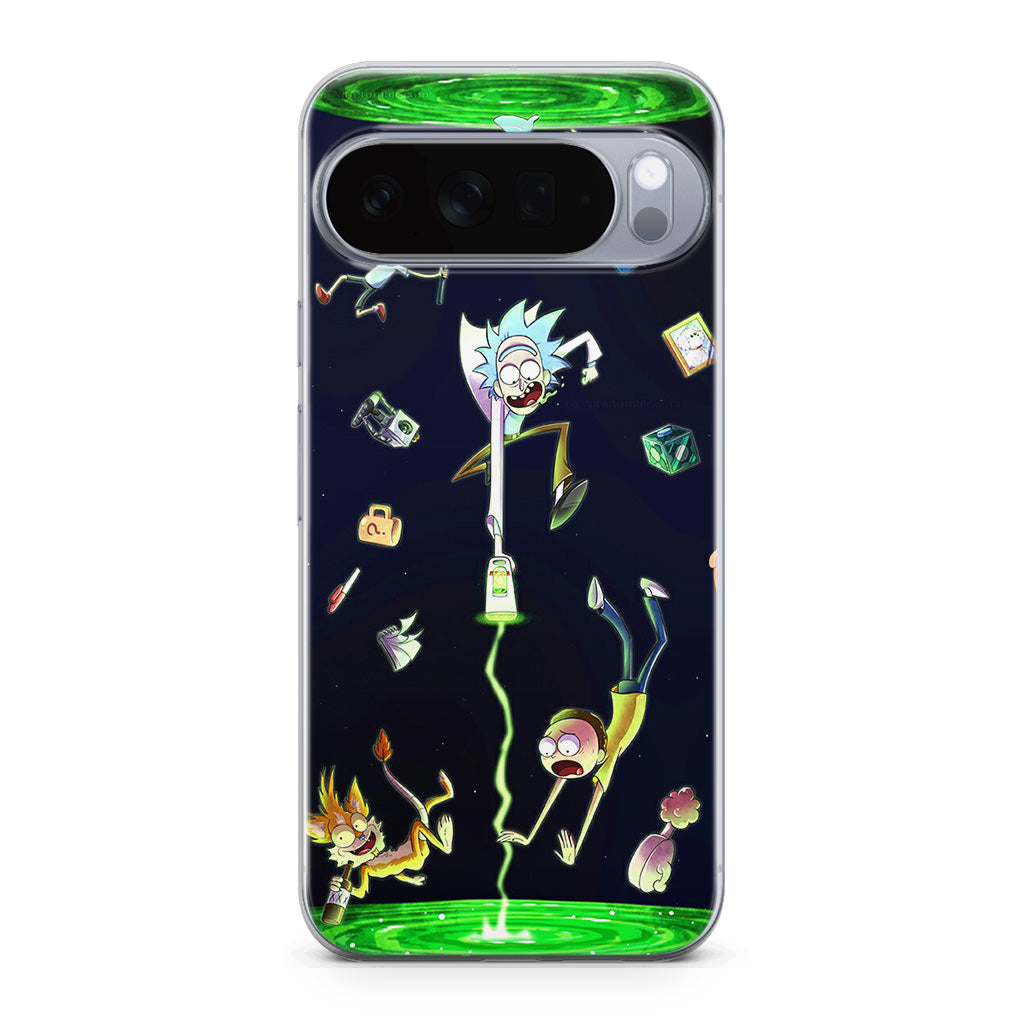 Rick And Morty Portal Fall Google Pixel 10 Pro / 10 Pro XL Case