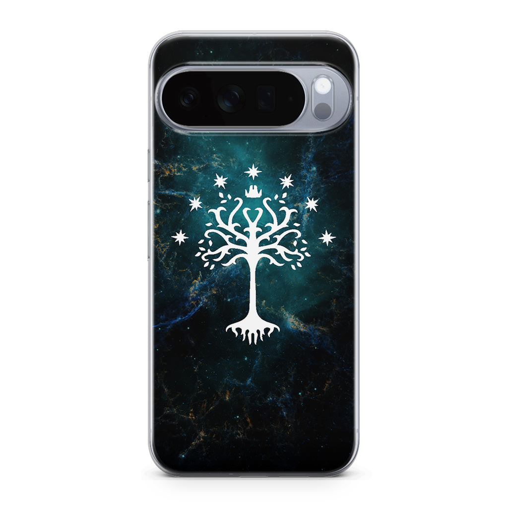 White Tree Of Gondor In Space Nebula Google Pixel 10 Pro / 10 Pro XL Case