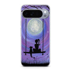 Girl Cat and Moon Google Pixel 10 Pro / 10 Pro XL Case