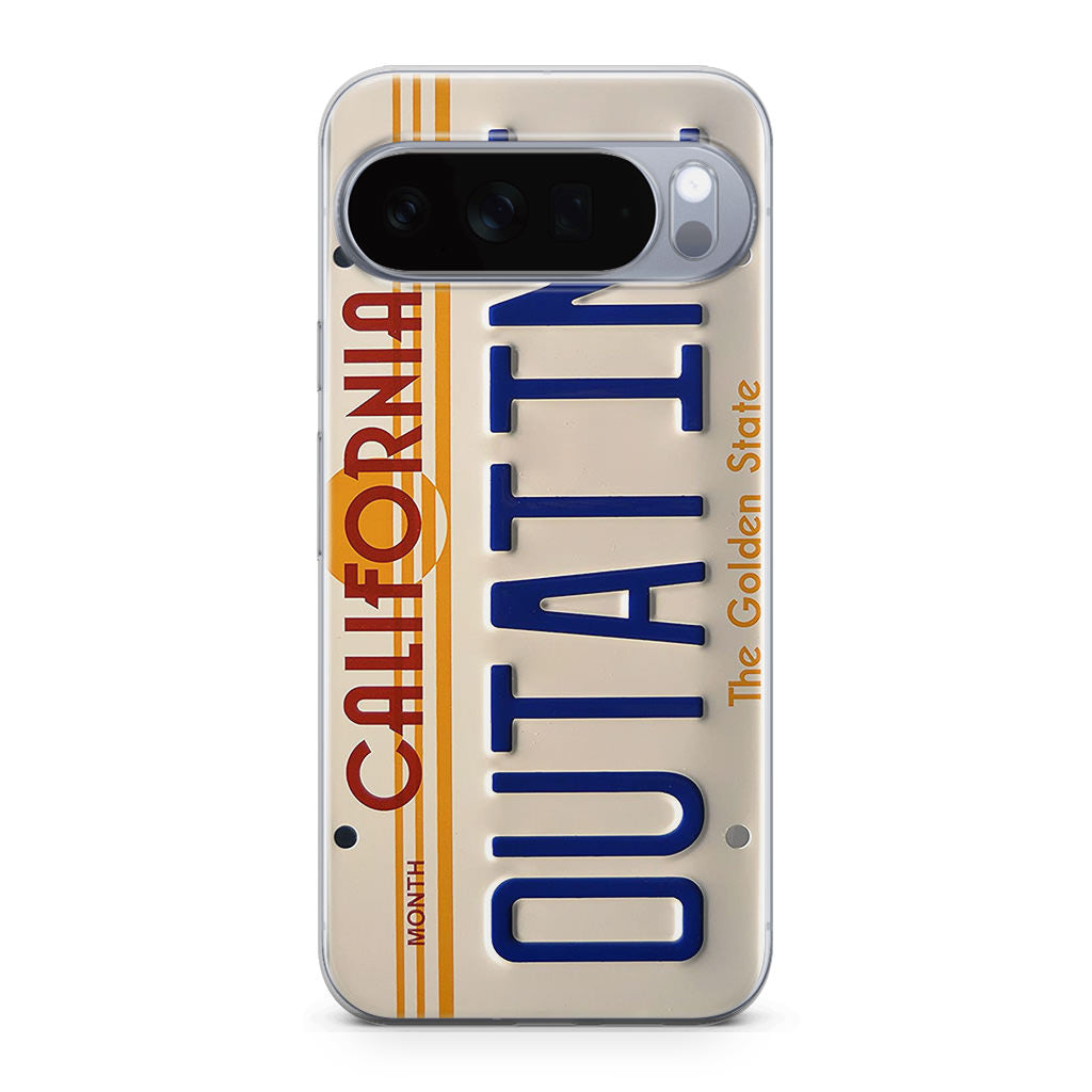 Back to the Future License Plate Outatime Google Pixel 10 Pro / 10 Pro XL Case