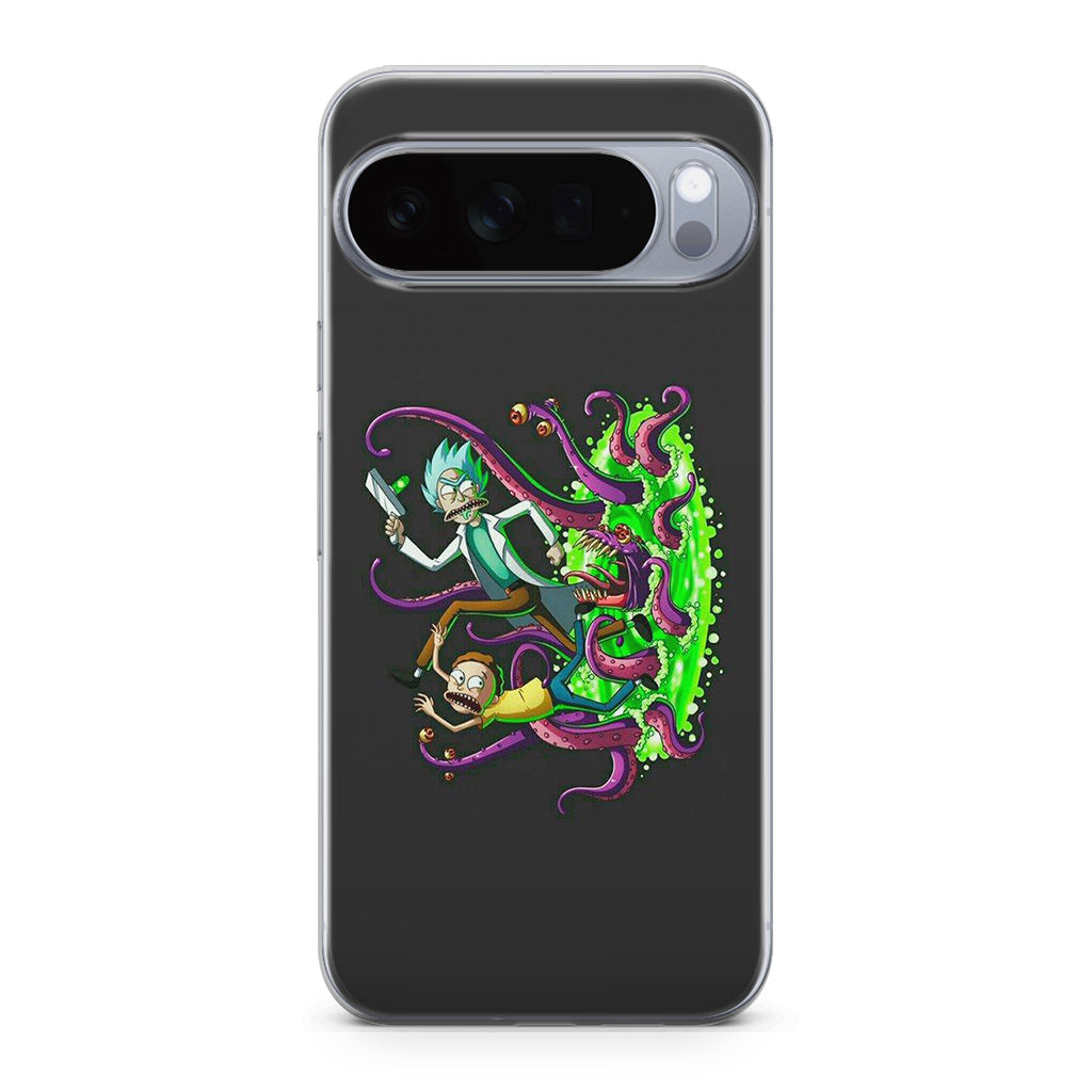Rick And Morty Pass Through The Portal Google Pixel 10 Pro / 10 Pro XL Case