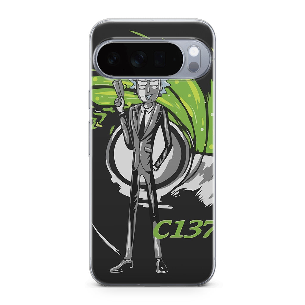 Rick Sanchez Agent C137 Google Pixel 10 Pro / 10 Pro XL Case
