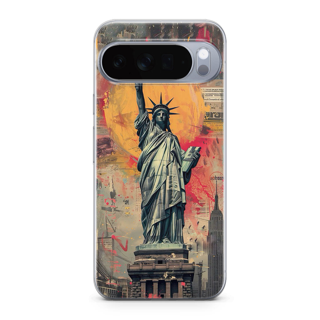 Canvas Art Statue of Liberty Google Pixel 10 Pro / 10 Pro XL Case