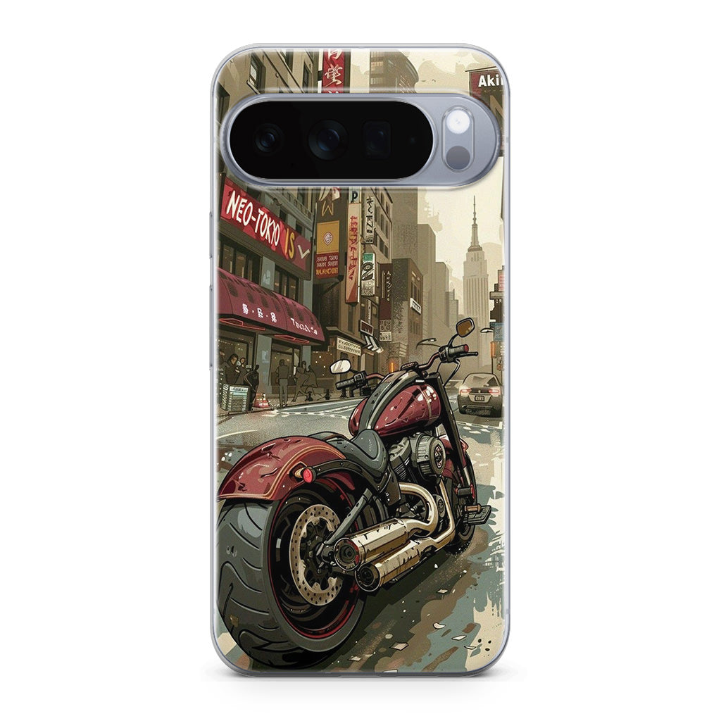 Motorcycle In Tokyo Streets Google Pixel 10 Pro / 10 Pro XL Case