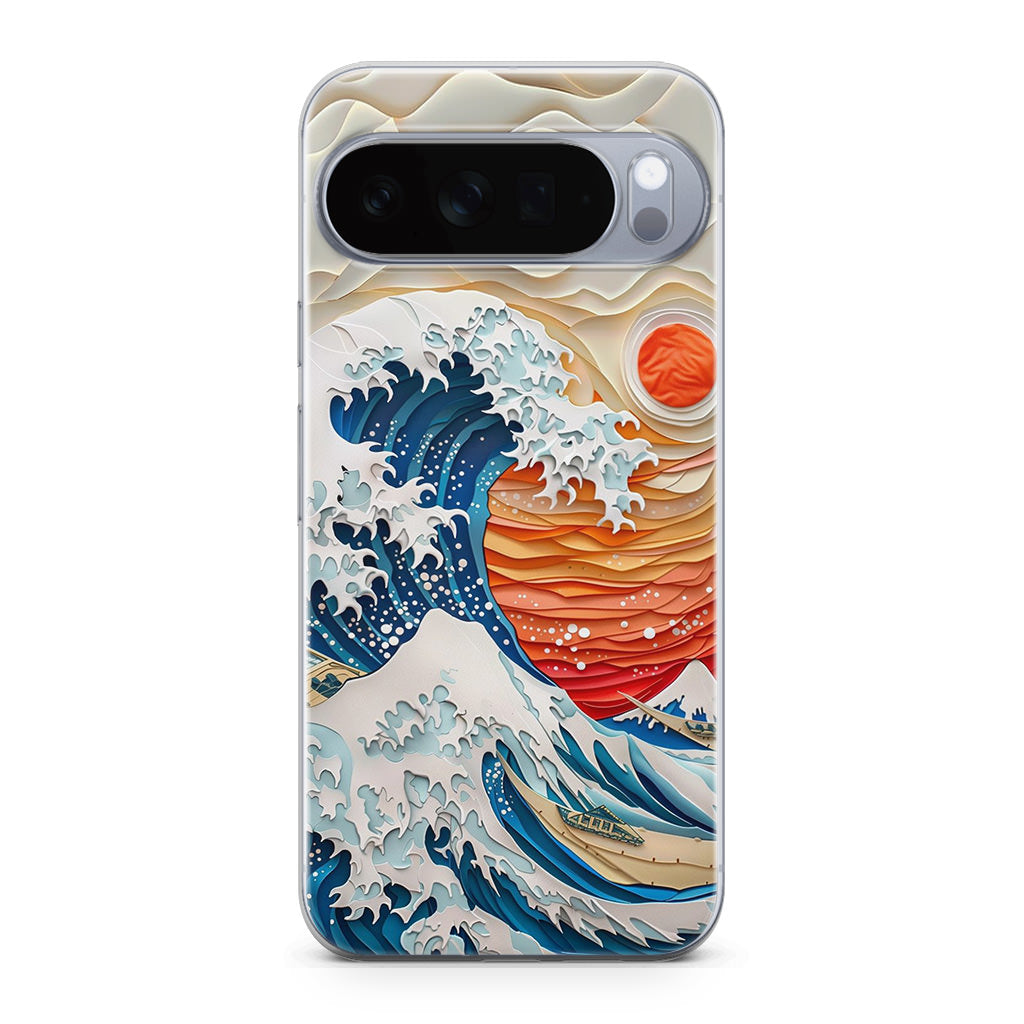 The Great Wave Off Paper Art Google Pixel 10 Pro / 10 Pro XL Case