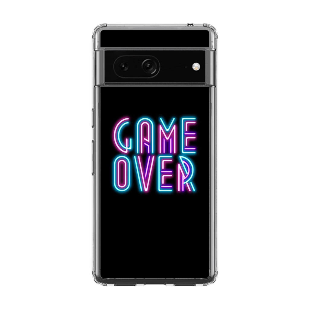 Game Over Neon Google Pixel 7 Case