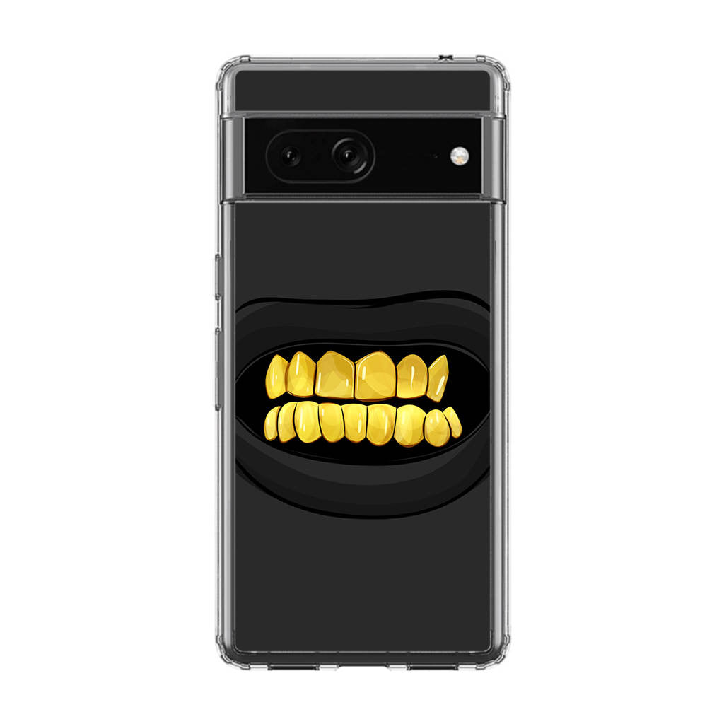 Gold Grillz Google Pixel 7 Case