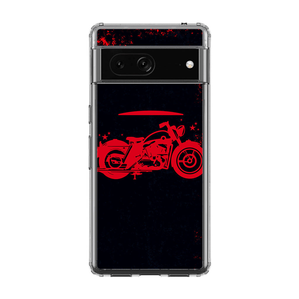 Motorcycle Red Art Google Pixel 7a Case