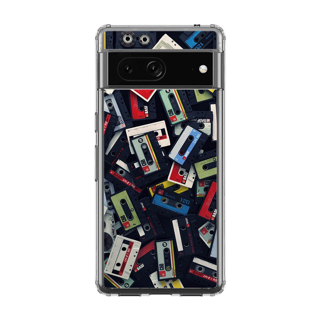 Old Vintage Cassettes Google Pixel 7 Case