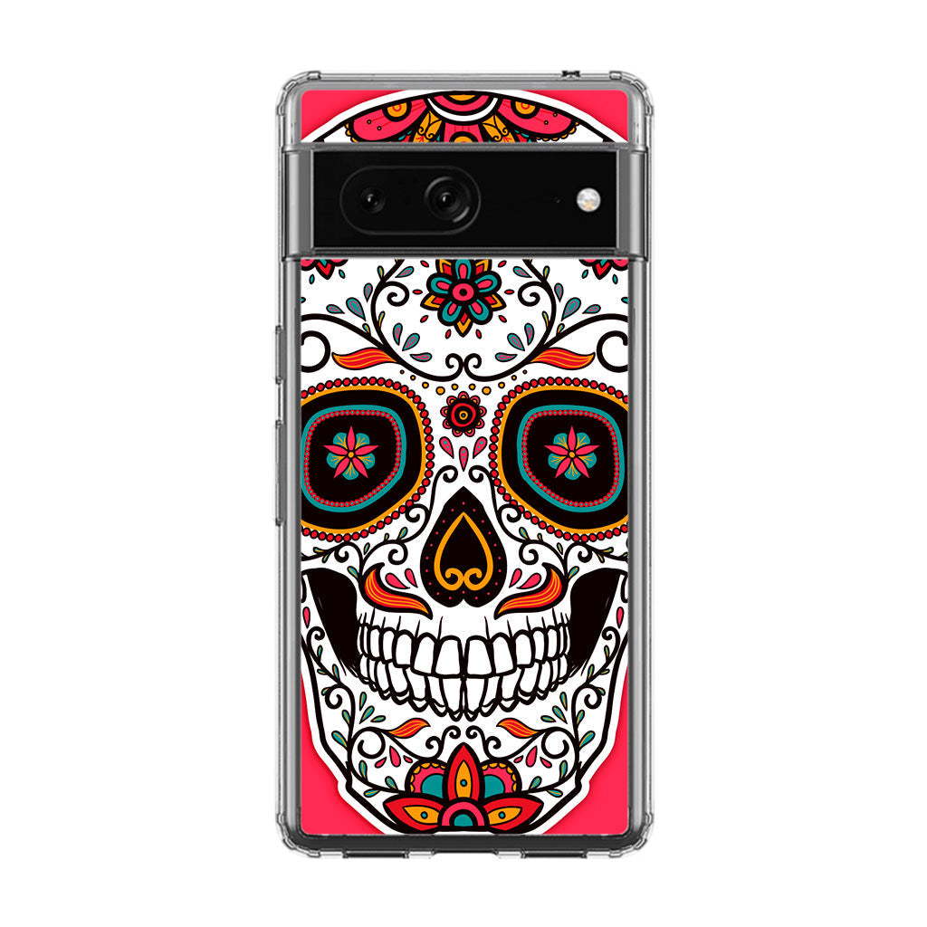 Pink Sugar Skull Google Pixel 7 Case