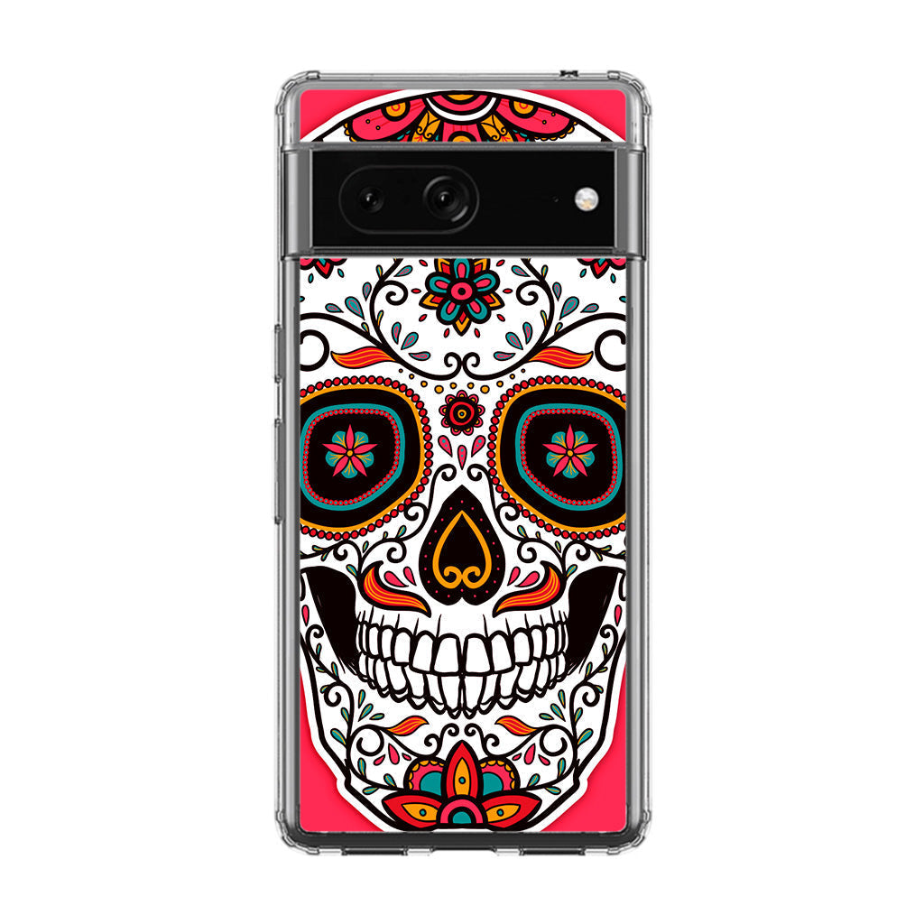 Pink Sugar Skull Google Pixel 7a Case