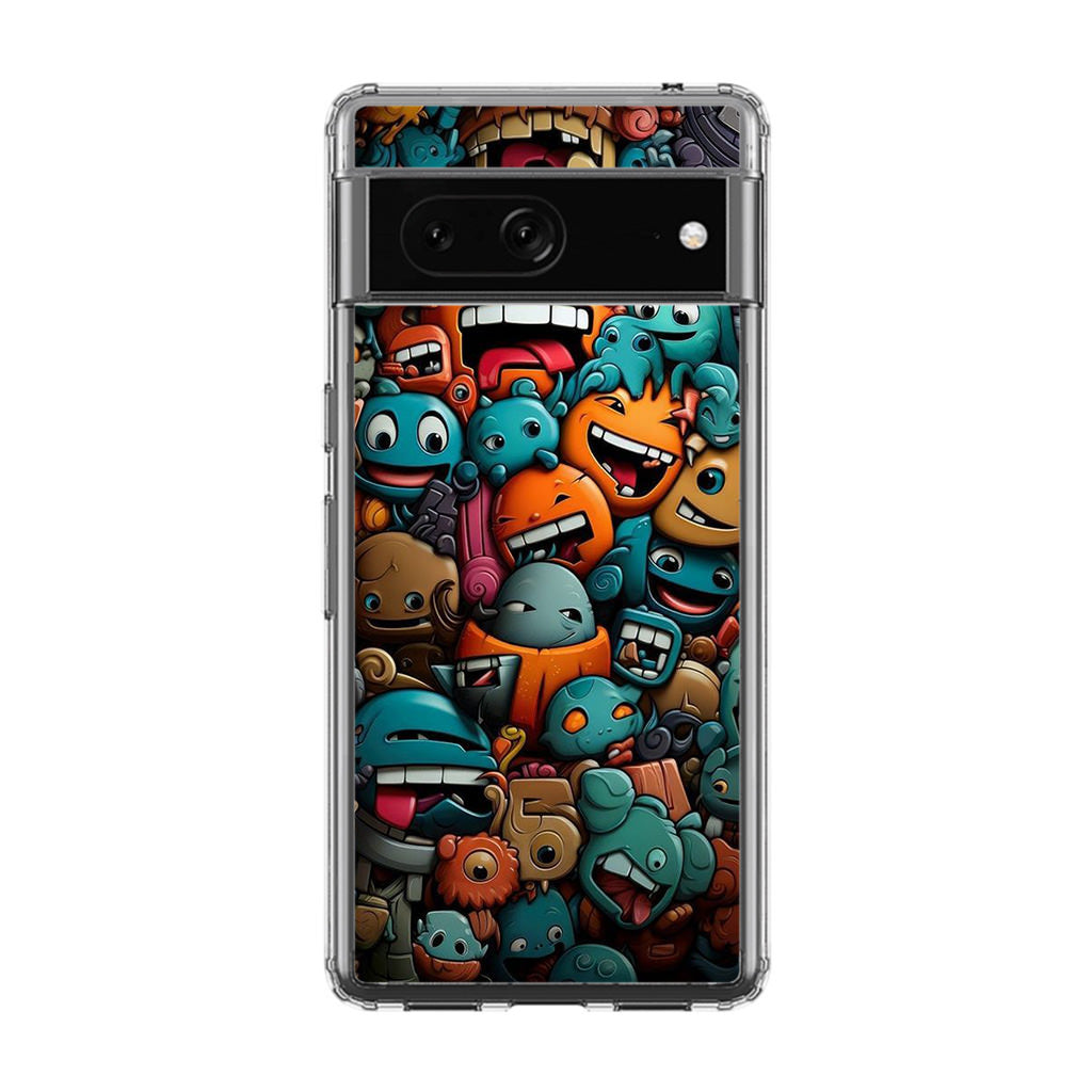 Chaos Chuckles Invasion Google Pixel 7a Case