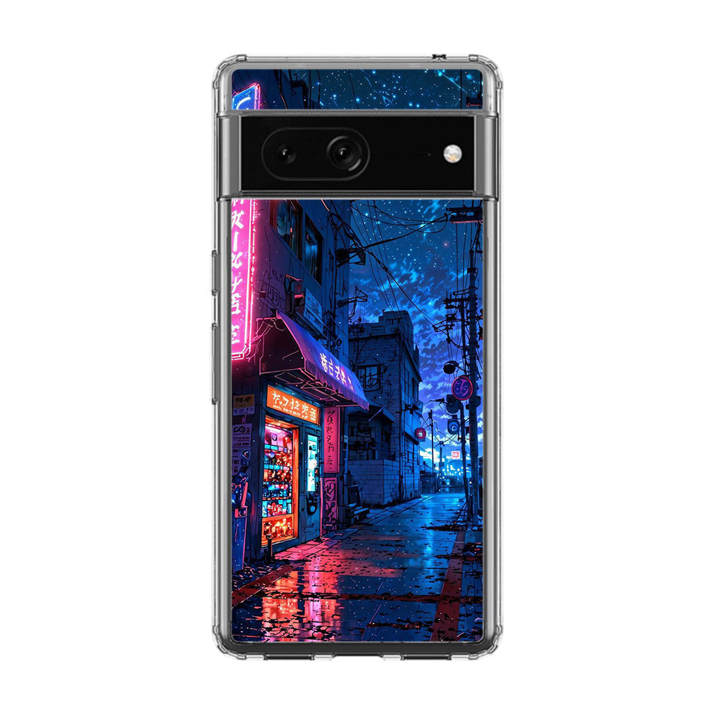 Japan Neon Reverie Google Pixel 7a Case