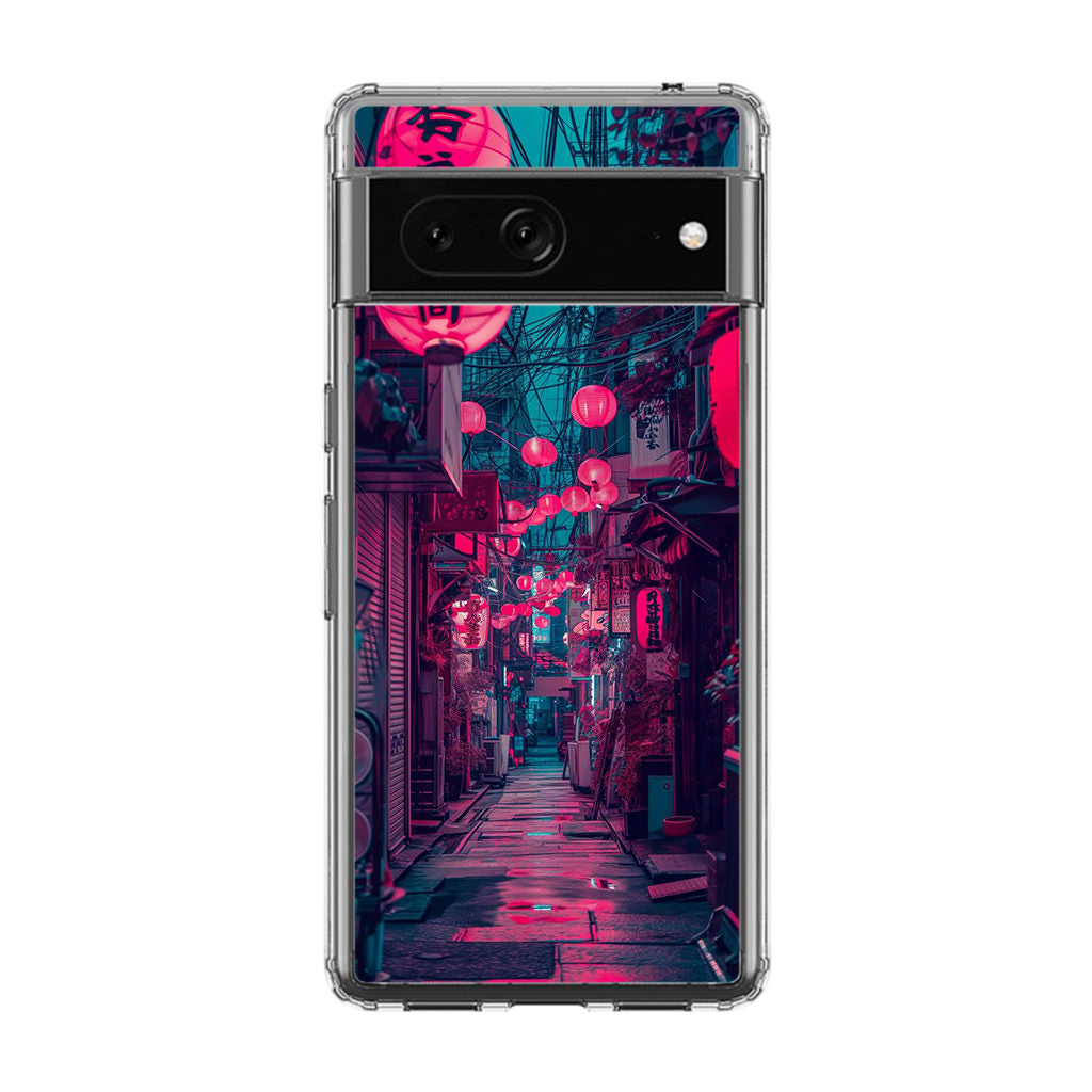 Neon Veins of the Night Market Google Pixel 7 Case