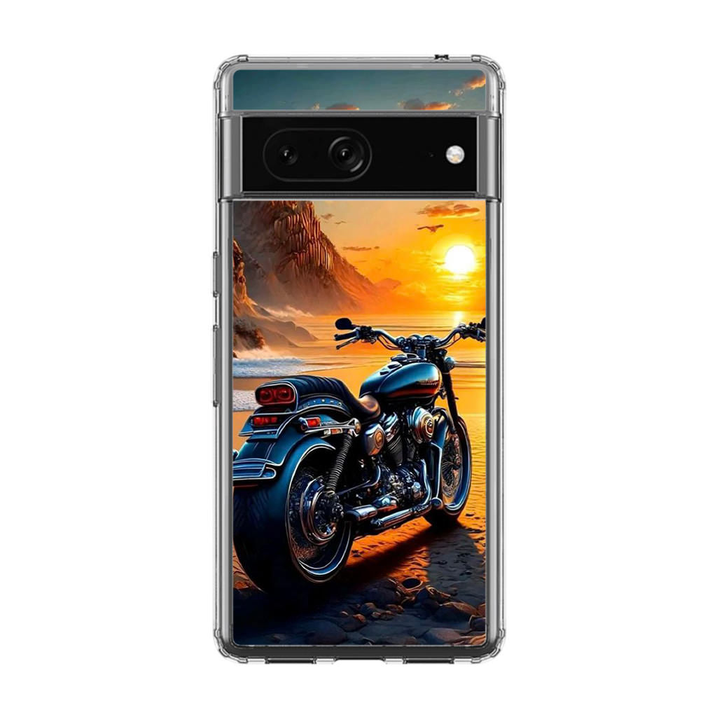 Ride Into the Blaze Google Pixel 7 Case