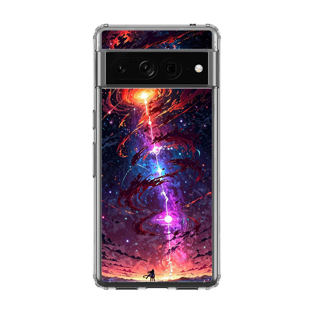 Stargazer at the Axis of Creation Google Pixel 7 Pro Case