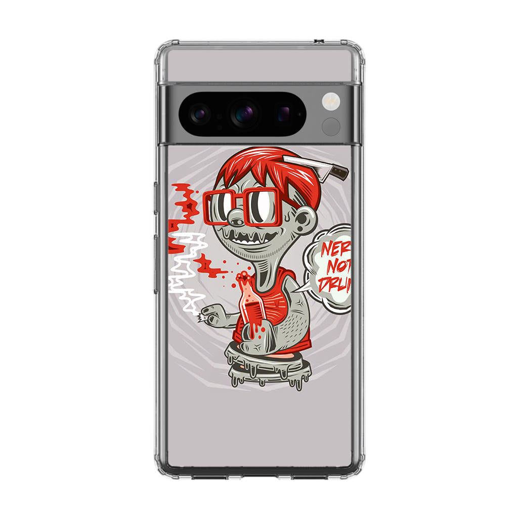 Nerd Not Drunk Zombie Google Pixel 8 Pro Case